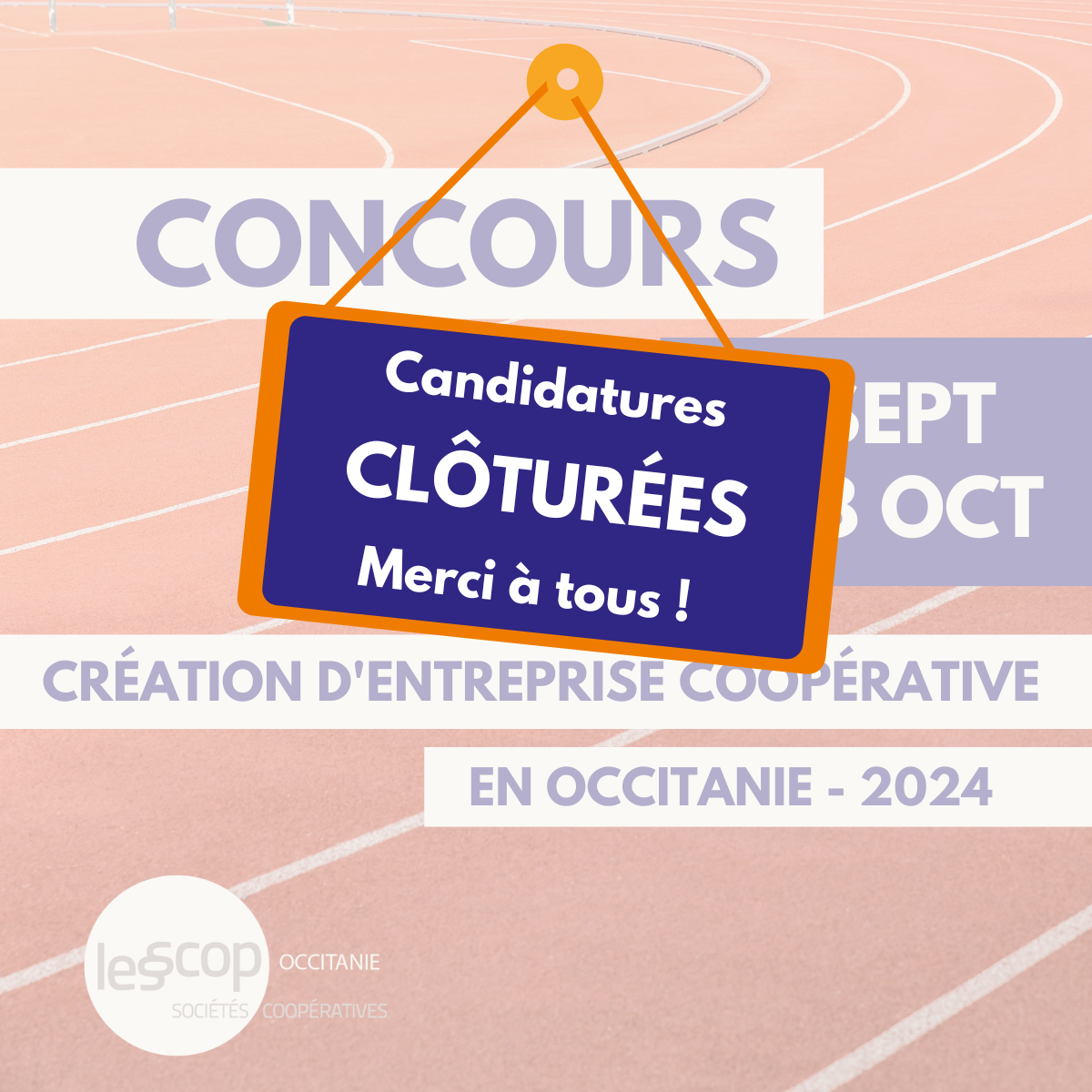 Candidatures cloturées